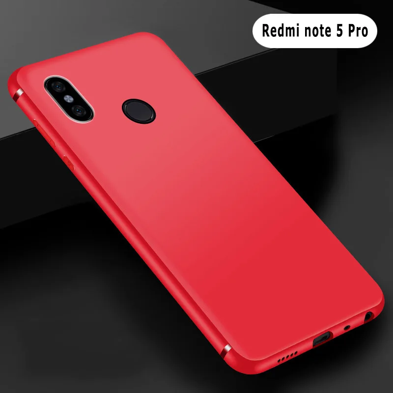 ультра тонкий Мягкий силиконовый чехол на xiomi xiaomi redmi note 5 pro чехлы штейн матовый