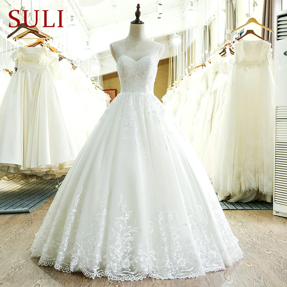 

SL-220 High Quality A-Line 2017 Vintage Wedding Dress China