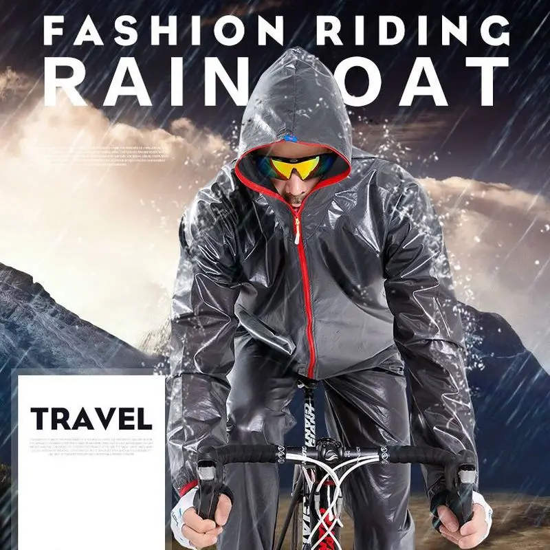 

Quick Dry Cycling Raincoat Waterproof Bicycle Jacket Men Women Road MTB Mountain TPU Bike Rain Coats Poncho Clothing
