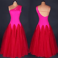 Современный платье для танцев без рукавов быстрый шаг платье без рукавов Венский платье для вальса розовый синий красный фиолетовый