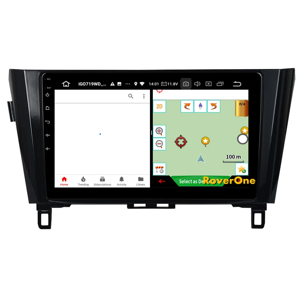 Clearance RoverOne For Nissan Qashqai 2014 2015 2016 Android 9.0 Autoradio Car Multimedia Player Radio GPS Navigation Head Unit NO DVD 11