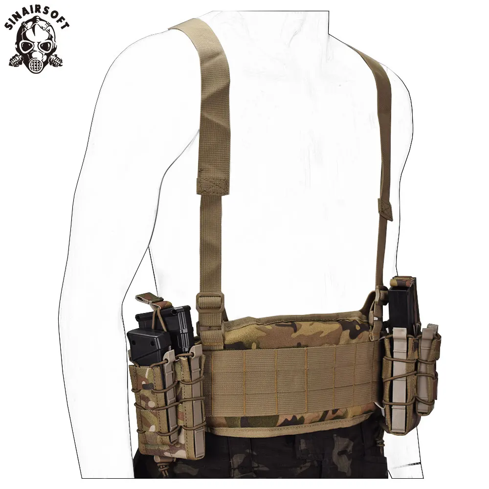  Tactical Vest Molle Belt Men's Army Special 1000D Nylon Military Convenient Combat Girdle EAS H-sha