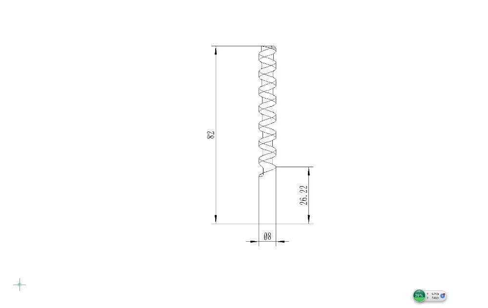 1 шт. 8 мм нити питания спираль crew Arrow винт шток прокрутки резьбовой стержень для клонированных гранул экструдер