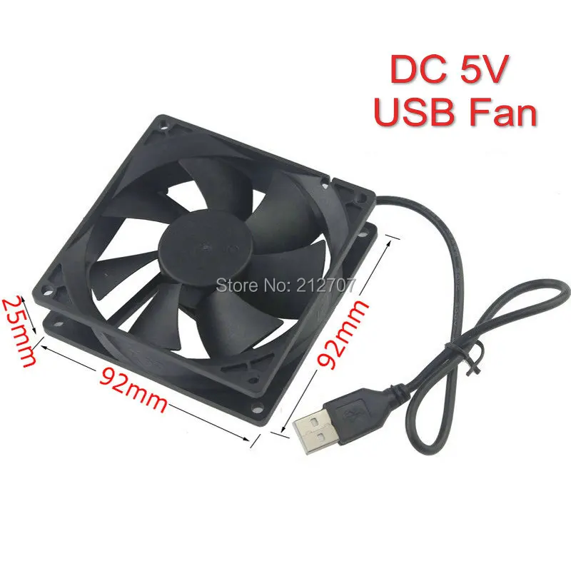 Кулер для охлаждения ЦП Gdstime 5 В USB 92 мм 92x92x25 мм|fan 92mm|5v usb fancpu cooling |