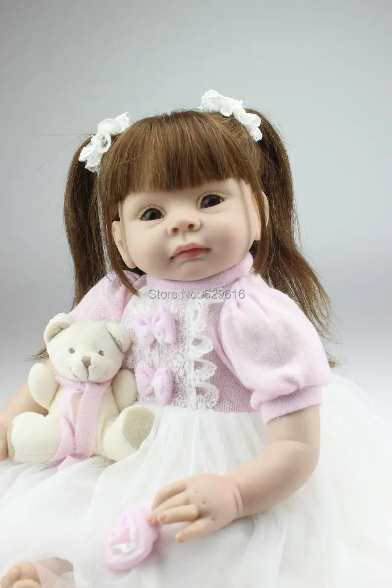 55cm sexy princess Baby doll for girl Gift 22" Handmade planted hair