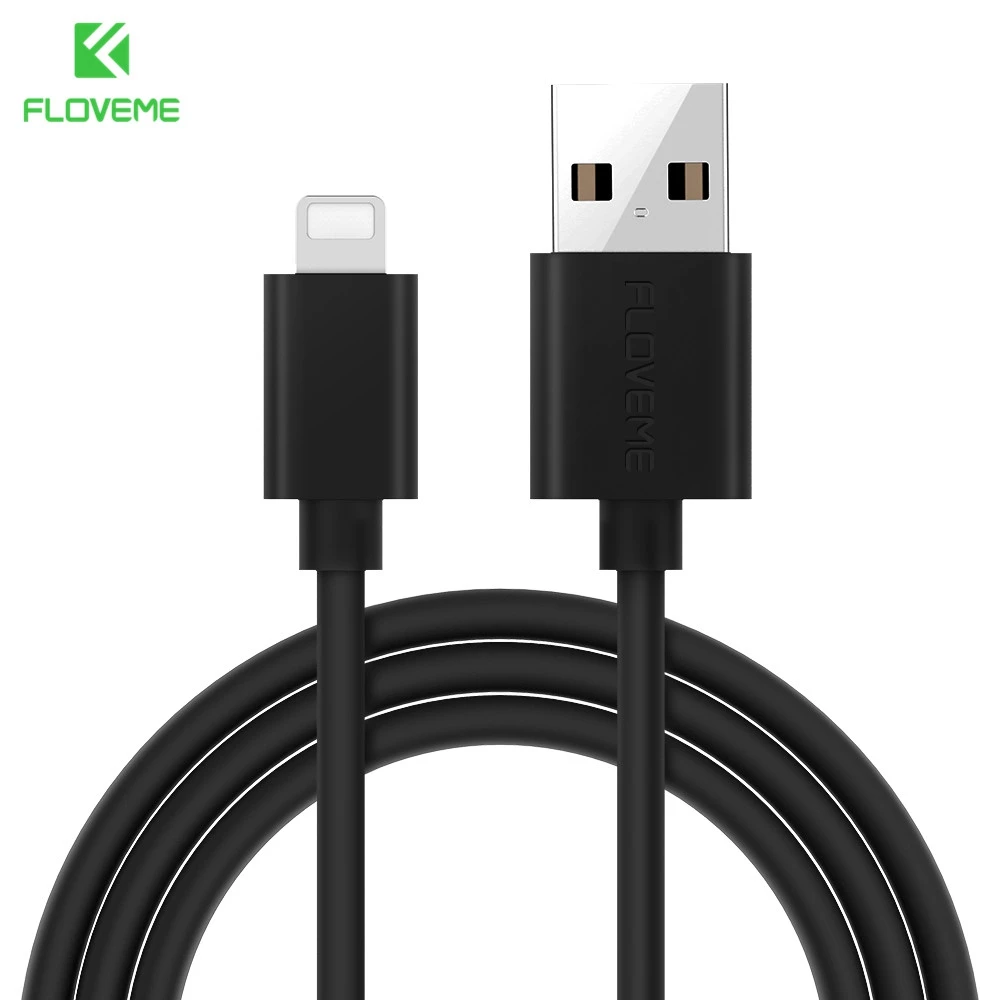 

FLOVEME USB Cable For iPhone X XR 8 7 Plus 2A Fast Charger Date Transfer USB Cables For Apple Mobile Phone Charging Data Line