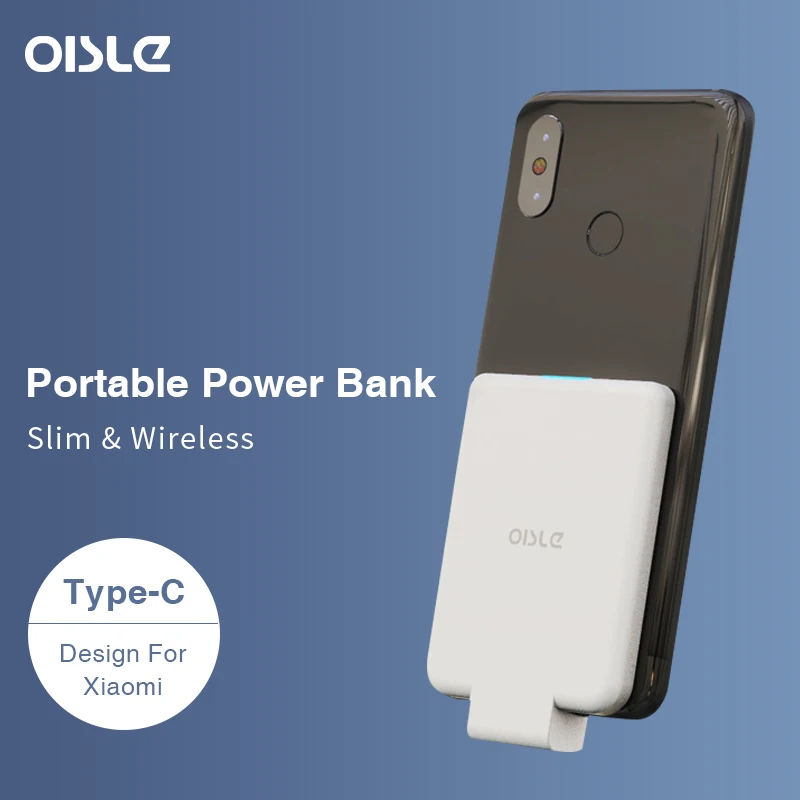 OISLE портативное зарядное устройство для Xiaomi Mi 9 8 6 ультратонкая внешняя батарея