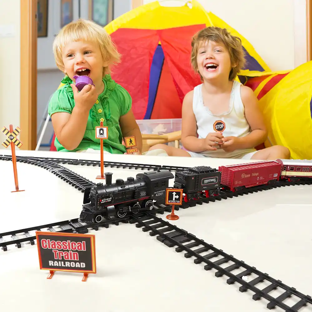 light up train set