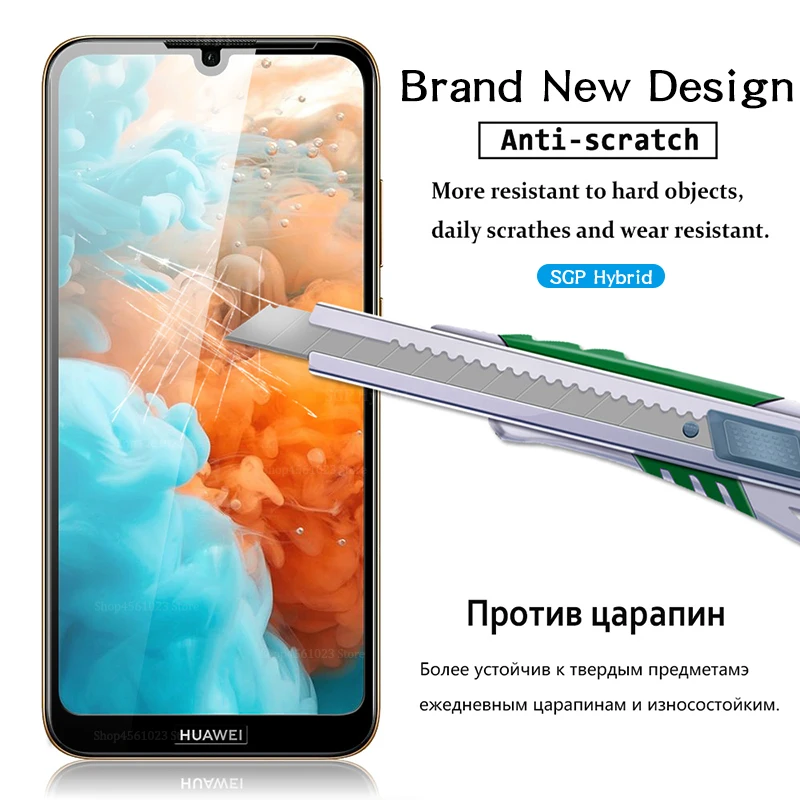 Защитное стекло Y7 2019 для Huawei Y9 Y6 Y5 Prime Pro защитная пленка экрана Y 6Pro 7Pro 9 защитное