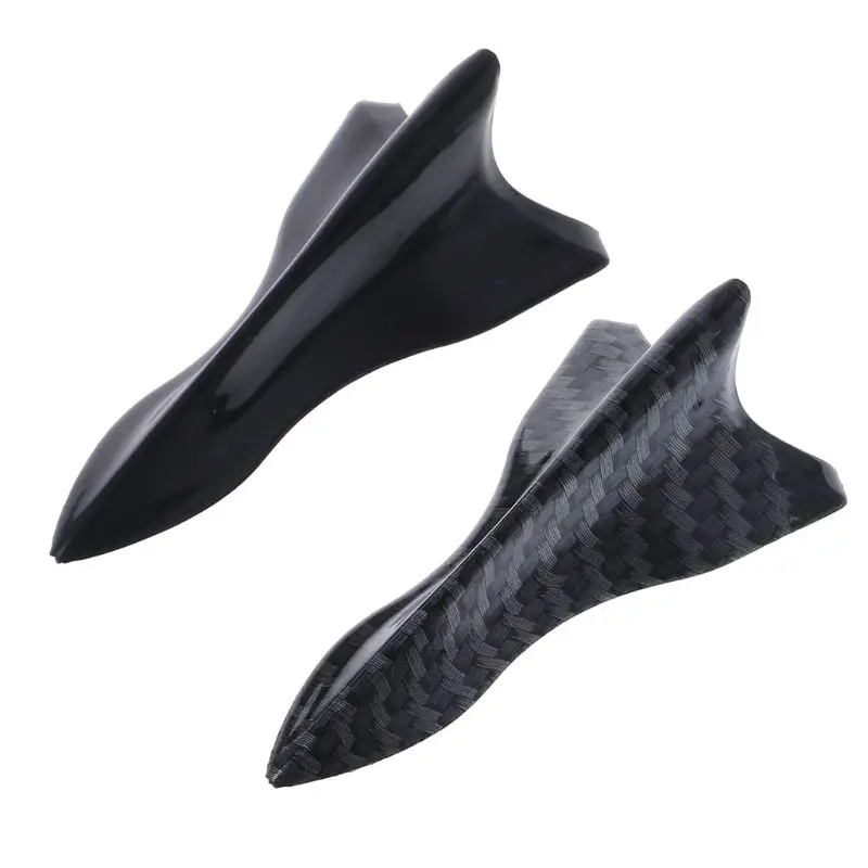 

1Pcs Universal EVO-Style Pu Rear Roof Shark Fins Spoiler Shark Fin Diffuser Vortex Generator Car Roof Spoiler Bumper