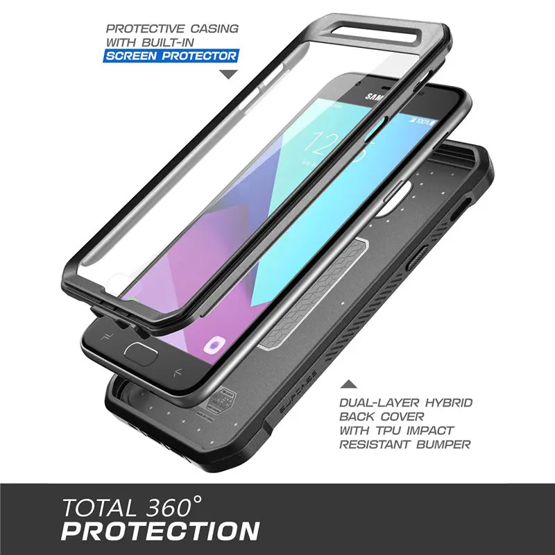 SUPCASE для Samsung Galaxy J3 чехол UB Pro полноразмерный прочная кобура Чехол со встроенной Экран протектор для Galaxy J3