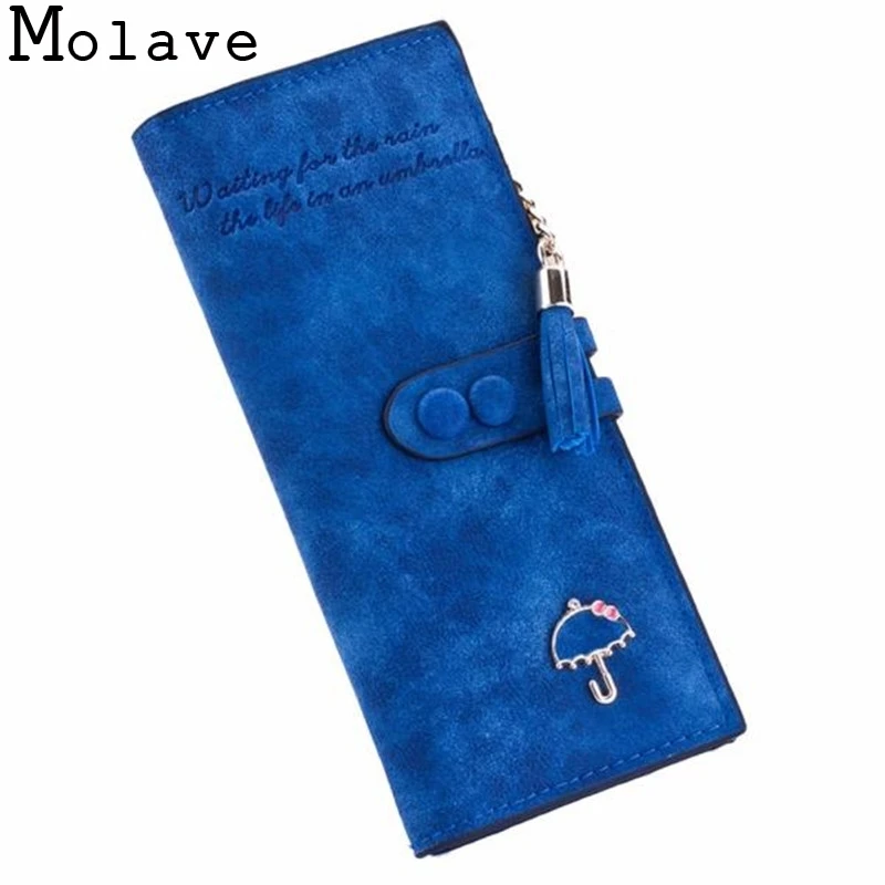 

New Arrival Women Frosted Soft Umbrella Pu Leather Fashion Purse Ladies Elegant Function Clutch Wallet Female Money Purse Dec7