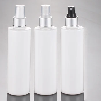 

(30pcs)250 ml empty white spray bottle silver anodized aluminium spray bottle 250cc Cosmetic perfume packaging bottle