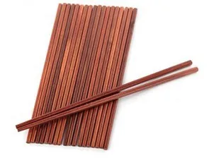 

Exquisite handmade polished natural nontoxic red sandalwood chopsticks 20psc