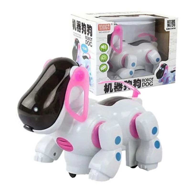 Новые детские игрушки Электрическая универсальная робот собака для детских игрушек