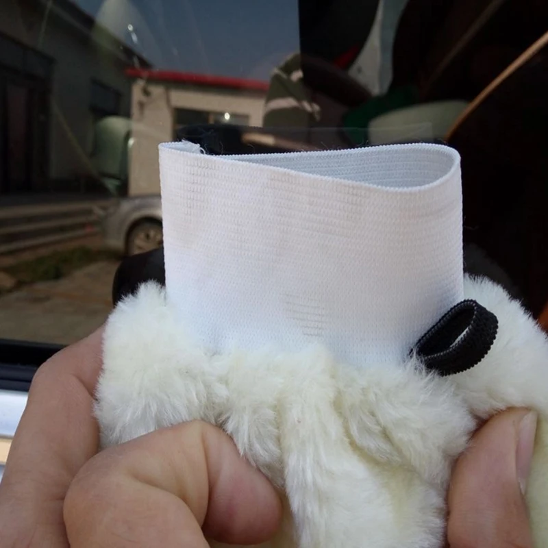 Wool Soft Car Washing Gloves Cleaning Brush Microfiber Plush Mitt Car Wash Glove Towel Detailing Brushes Sponge Tools 1 Pcs car cleaning tool