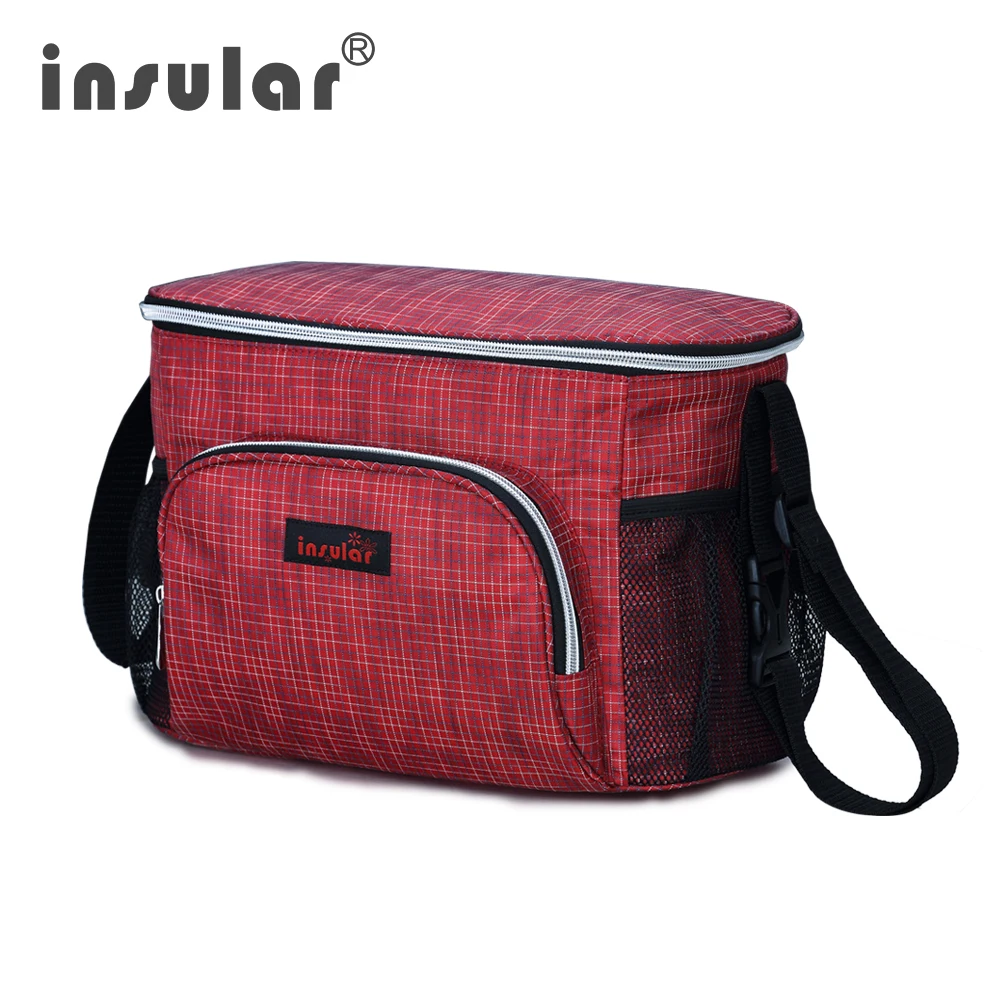 

Inner Liner Waterproof Maternal and baby out tote bag lattice Mummy bag Baby stroller bag Multi-function Maternity diaper bag