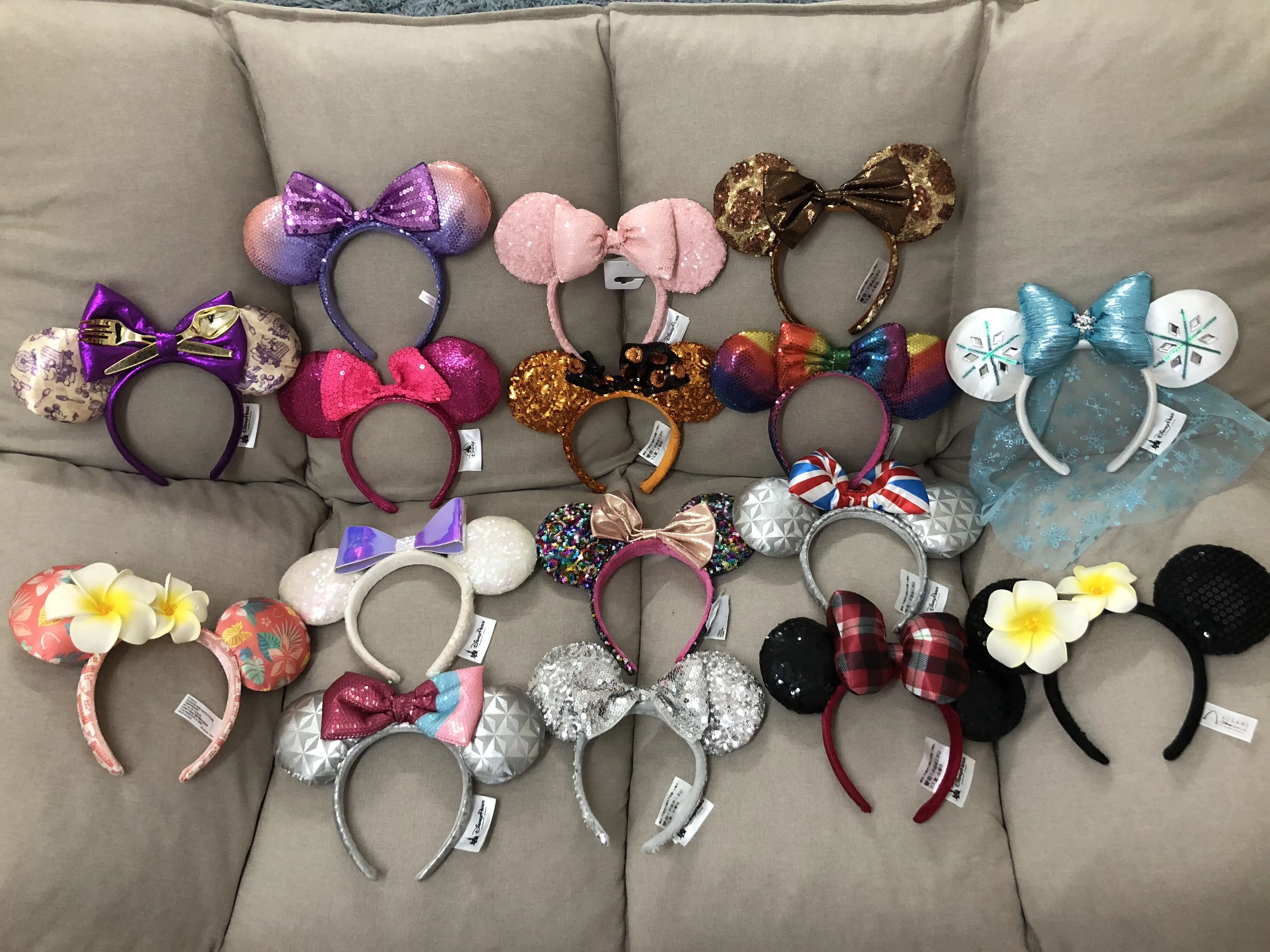 Новый костюм Disney Минни Микки 2020 с блестками Радуга аулани ушками торта Косплей