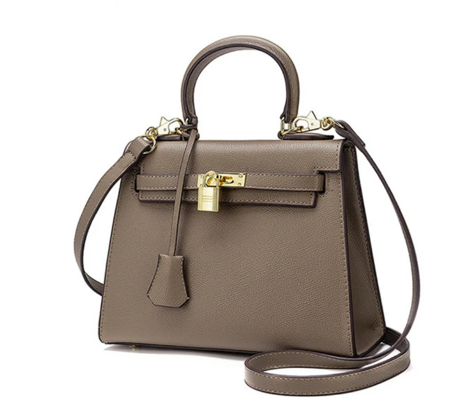 

LKPRBD2019 Best seller Totes Shoulder bags With Lock Women bag Cowhide Genuine leather Clutch Bags Lady Crossbody Totes Designer