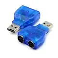 USB переходник Male-PS2 Female клавиатура мышь в конвертер для компьютера мышка ноутбука