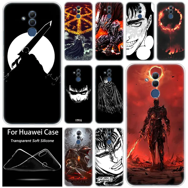 Лидер продаж модный Мягкий силиконовый чехол Berserk для Huawei Mate 10 20 Lite Pro Y7 Y9 Prime 2019 Y5 Y6