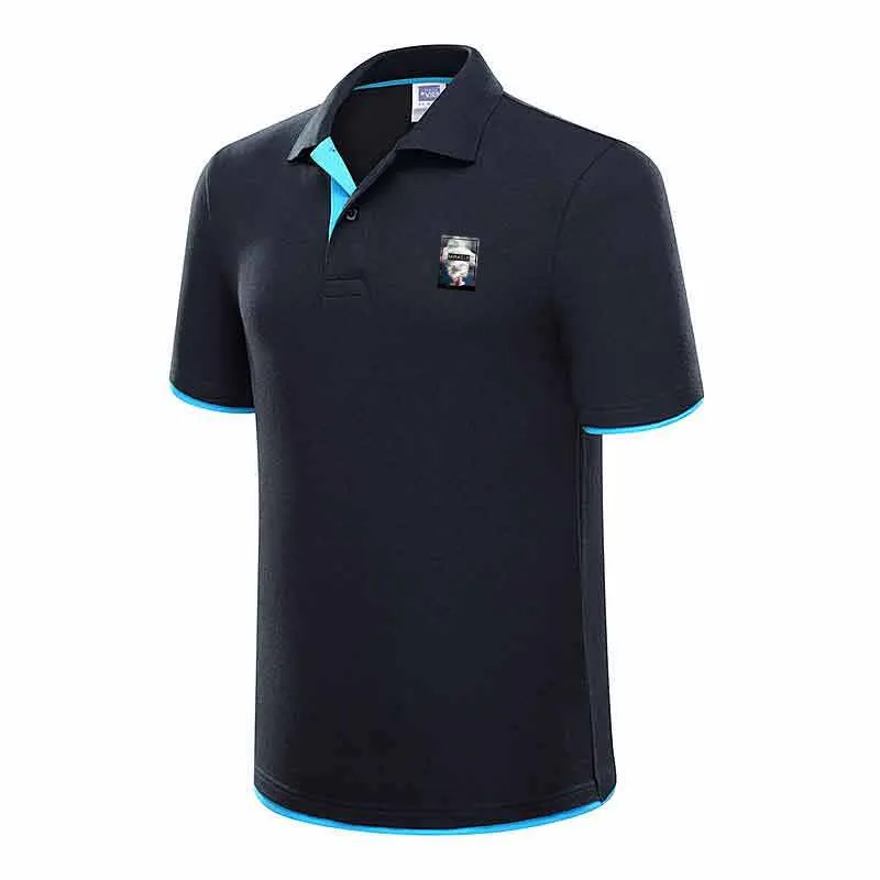 

New Men's Polo Shirt High Quality Cotton Short Sleeve Shirt Summer Breathable Solid Male Polo Shirt Casual Business Menswear