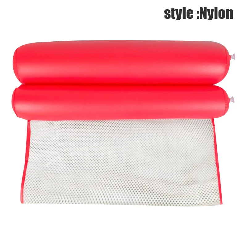 buy Foldable Water Hammock Single People Inflatable Backrest Beach Lounger Swimming Pool Bed FH99