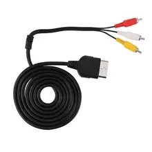 Multi AV Audio Video Cable Black 1.8m Length AV Connection Cable for Xbox Game Console Length Approx 1.8 m/5.91 ft