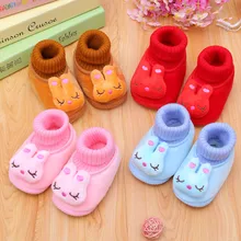 Теплая новорожденная девочка зимние детские ботинки Младенческая первая ходунка мягкая подошва Детские сапожки ботинки для маленького мальчика теплая обувь сапоги