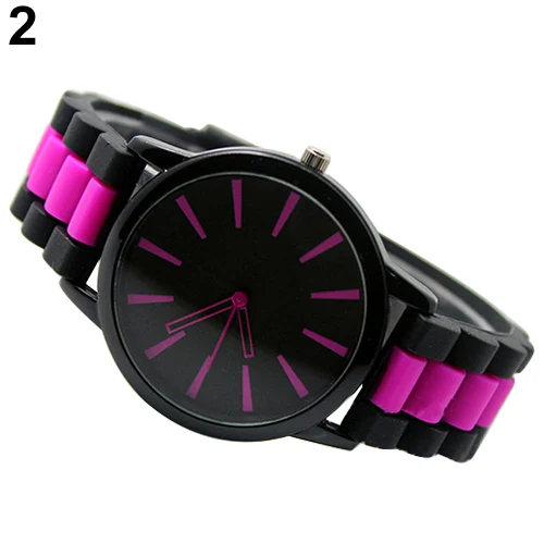 

Hot Sales Popular Women's Men's Simple Silicone Band Jelly Gel Quartz Analog Unisex Sports Wrist Watch NO181 5VA9