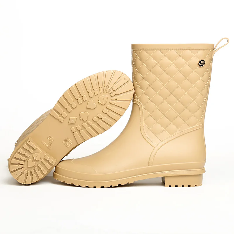 Женские ботинки; итальянские резиновые сапоги для дождливой погоды; галоши; женские резиновые сапоги; короткие галоши; Zapatos De Mujer Boots99