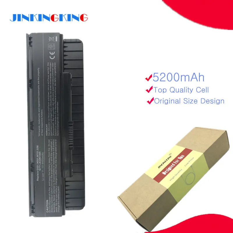 

New Laptop battery For ASUS A32N1405 A32NI405 G551 G58JK G771 G771JK G551JK G551JM Series 6 cells