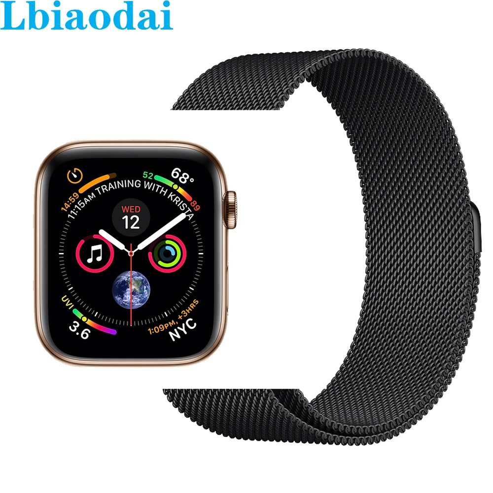 EIMO Milanese loop ремешок для мм Apple Watch 4 44 мм 40 запястье iwatch серии 4 3 2 1 нержавеющая сталь Ссылка браслет