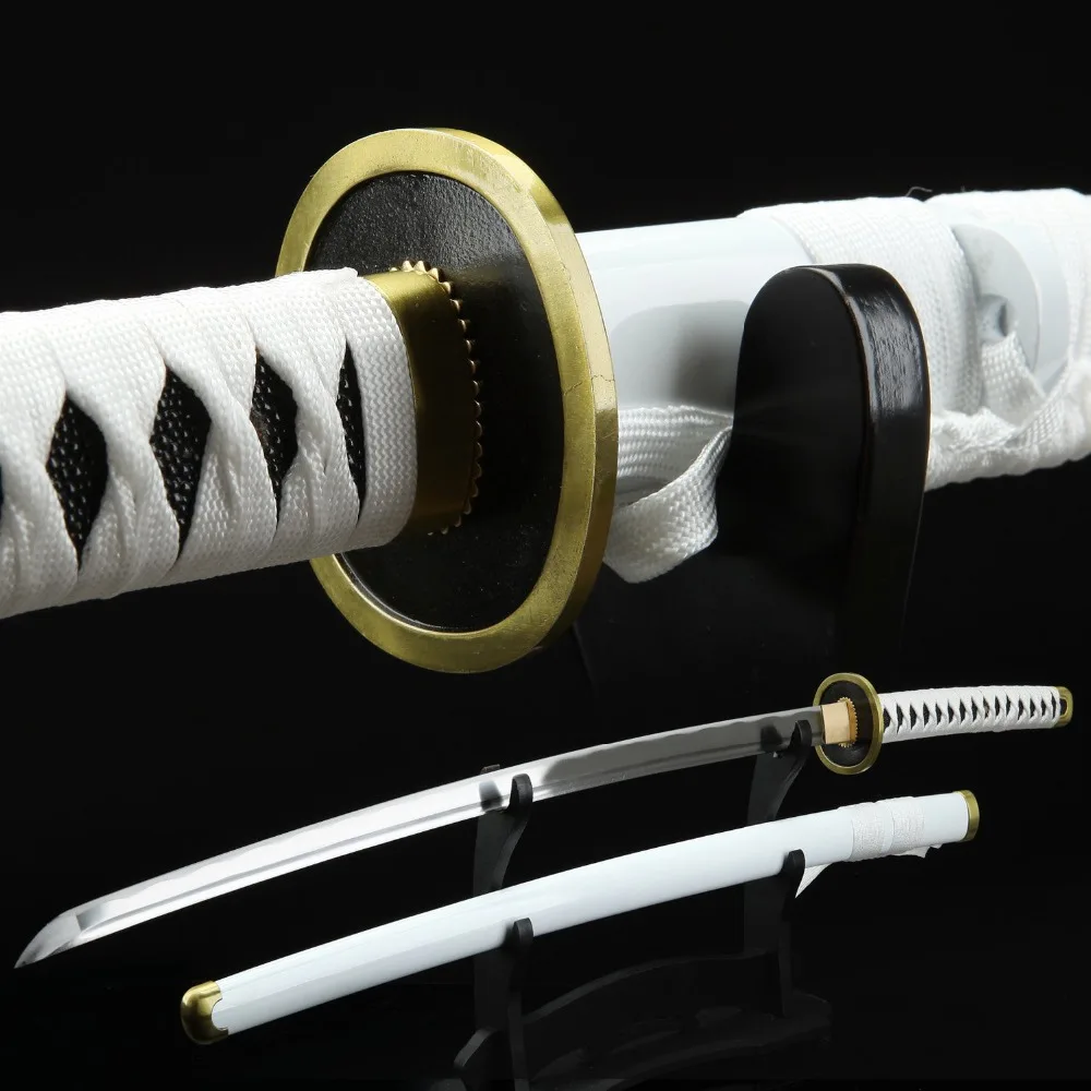 One Piece Roronoa Zoro Cosplay Sword Wadou Ichimonji Japanese Anime Game Katana 1045 Carbon Steel Sharp Edge blade