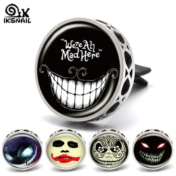 

IKSNAIL Car Styling Air Freshener Auto Smell Flavoring Perfume Diffuser Devil Photo Air Freshener Clip Car Fragrance Accessories