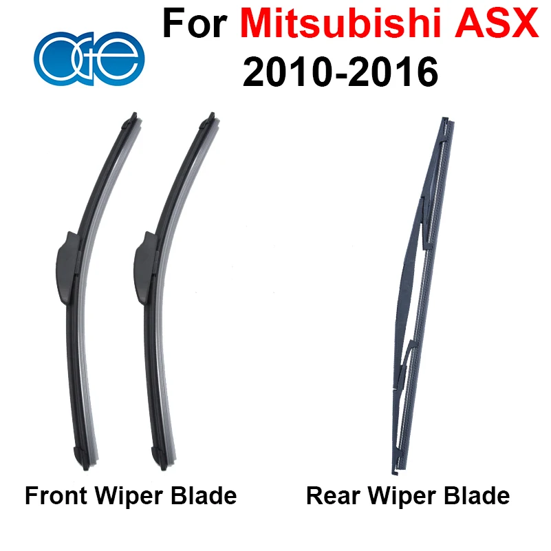 Front And Rear Wiper Blade For Mitsubishi ASX 2010 2016 Silicone Rubber
