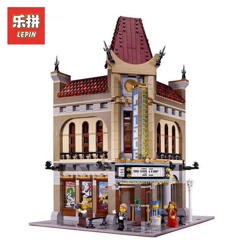 

LEPIN 15006 2354pcs Creator Palace Cinema Model Building Blocks set Bricks Toys Compatible LegoINGlys 10232 BrickGift