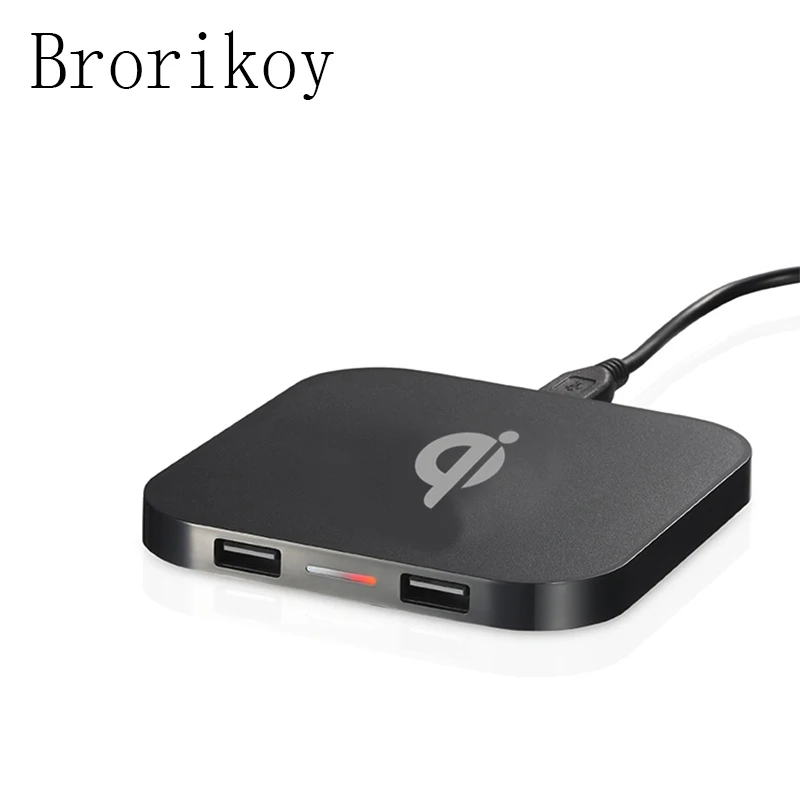 

CinkeyPro QI Wireless Charger Slim Mobile Phone Adapter Disk Charging Device For Samsung S6 Edge Plus iPhone Nexus Universal