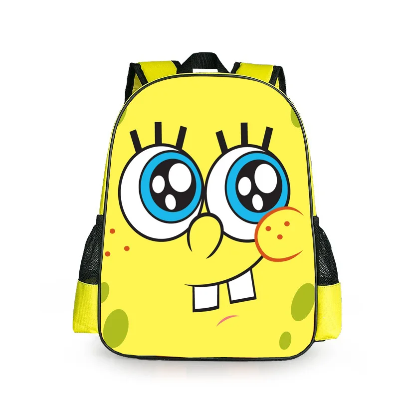 Новая мода Губка Боб Квадратные Штаны Девочки Мальчики мультяшный рюкзак для детей школьные сумки для детей
