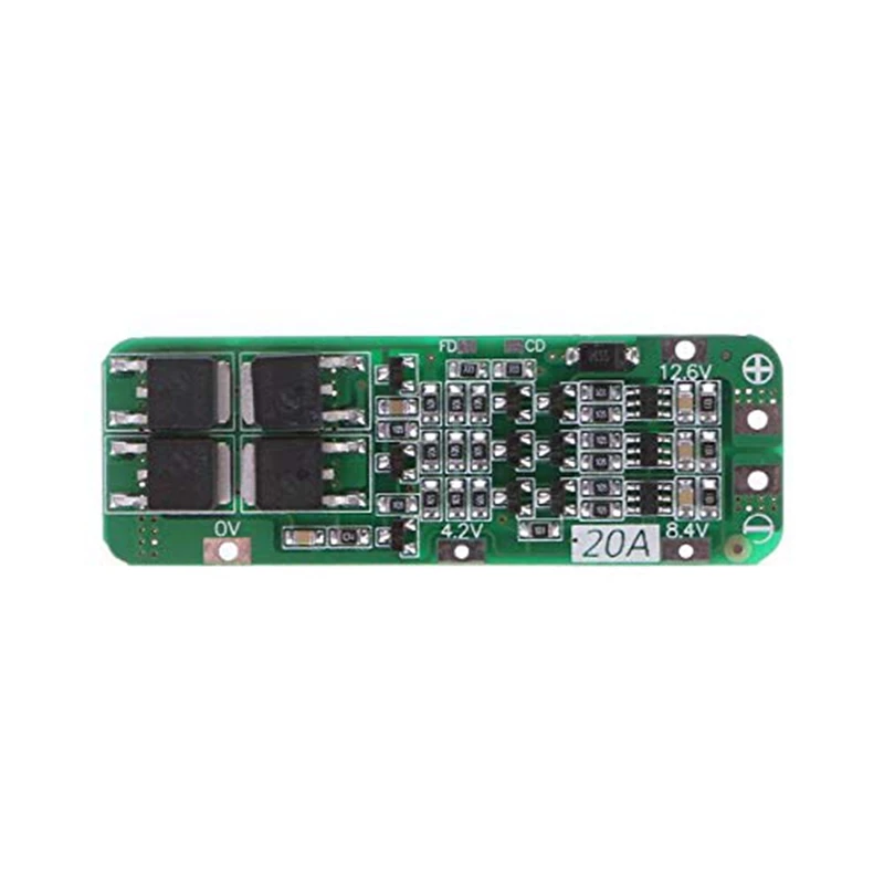 3S 20A литий ионная литиевая батарея 18650 зарядное устройство Pcb плата защиты Bms для
