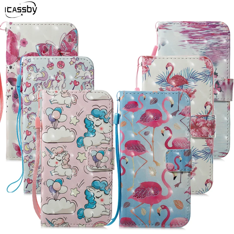 Flamingo Unicorn For Coque LG LS777 Stylo 3 Plus K10 Pro