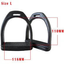 Высокопрочное пластиковое оборудование для верховой езды, черные износостойкие аксессуары для всадника для лошади