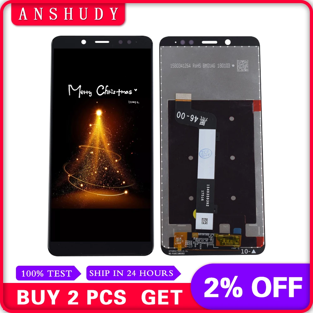 

For Xiaomi Redmi Note 5 Pro LCD Screen Snapdragon 636 Redmi Note 5 LCD Display Panel Touch Screen Digitizer Sensor Assembly
