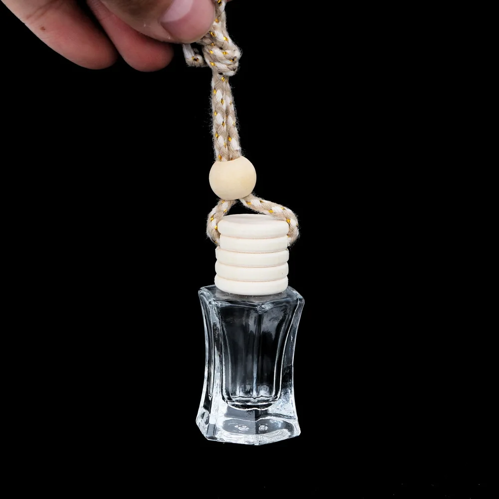 FORAUTO للزيوت الأساسية الناشر سيارة معطّر الهواء شنقا زخرفة العطر عطر فارغة زجاج زجاجة سيارة التصميم FORAUTO للزيوت الأساسية الناشر سيارة معطّر الهواء شنقا زخرفة العطر عطر فارغة زجاج زجاجة سيارة التصميم