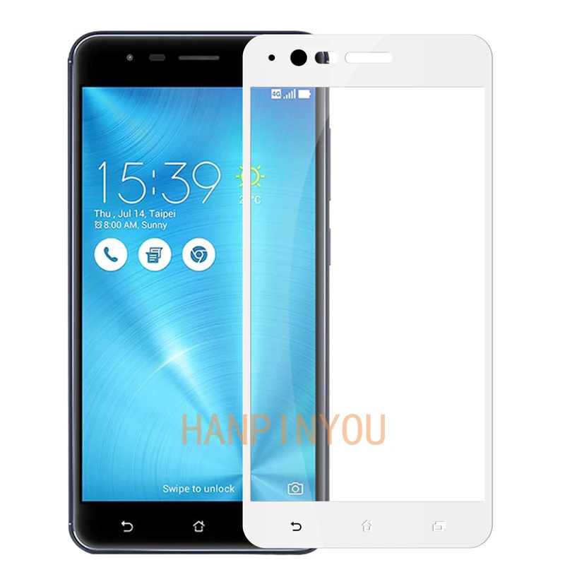 Для Asus Zenfone 3 Zoom ZE553KL/Zenfone S 5 &quotПолное покрытие закаленное стекло 9H 2.5D Премиум
