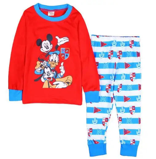 От 2 до 7 лет Одежда для маленьких мальчиков и девочек комплект Детские пижамы ночное белье для Pajimas Одежда для новорожденных с капюшоном, длинный рукав, детская одежда для сна MHTY121 - Цвет: style 13