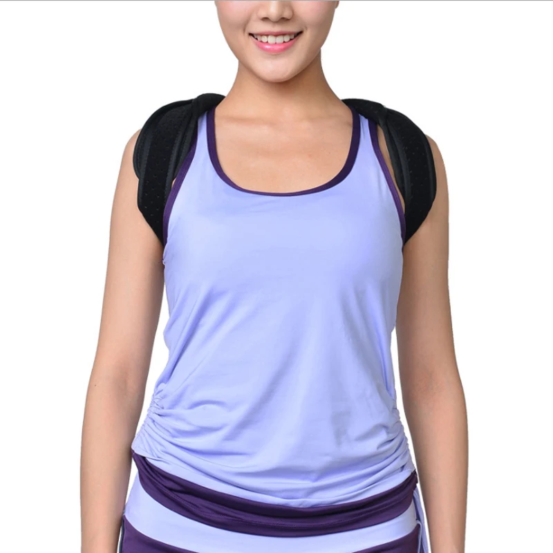 

Shoulder Posture Corset Adjustable Women Black/Beige Shoulder Support Bandage Belt Clavicle Posture Corrector Back Brace