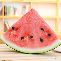 Quarter watermelon Реалистичная половина четверти фруктов плюшевая подушка оранжевый грейпфрут арбуз, киви Декор Летние фрукты кресло подушечка диванная подушка - Цвет: Quarter watermelon