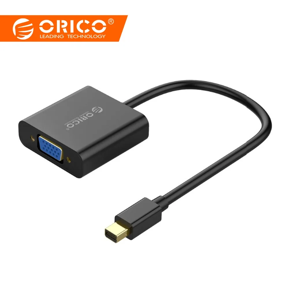 

ORICO Mini DP to VGA Adapter Cable Male To Famale Video Audio Converter Adapter for HDTV TV Box PC XBOX PS3 PS4 Laptop