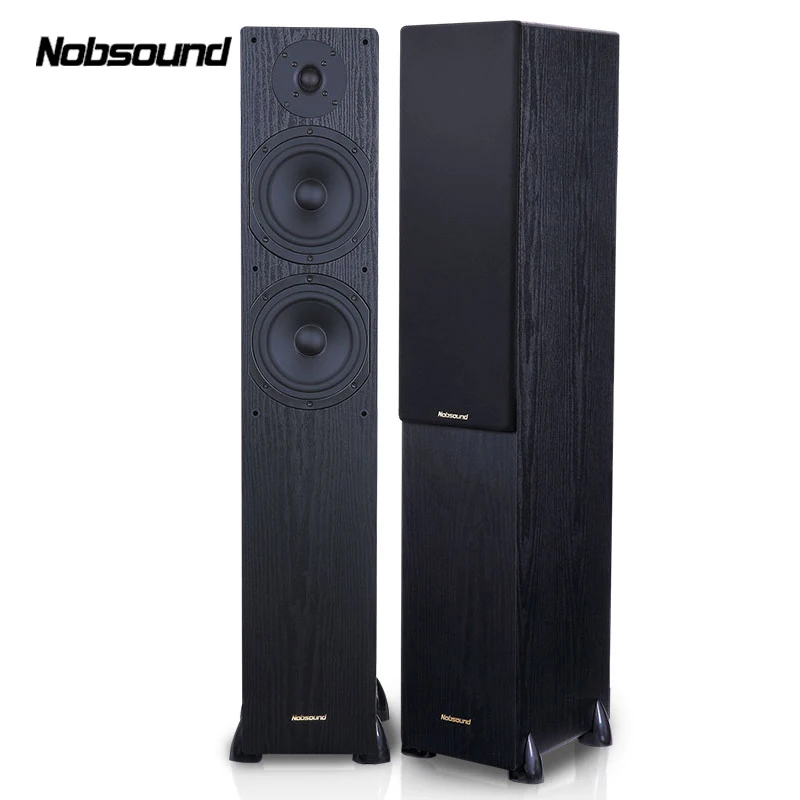 

Nobsound NS-60F Home Professional Two-Way Wood 1 Pair 150W Floor-Standing Speaker 2.0 HiFi Column Sound 6.5 inch speakers